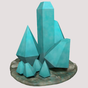 crystal terrain 2 render 3